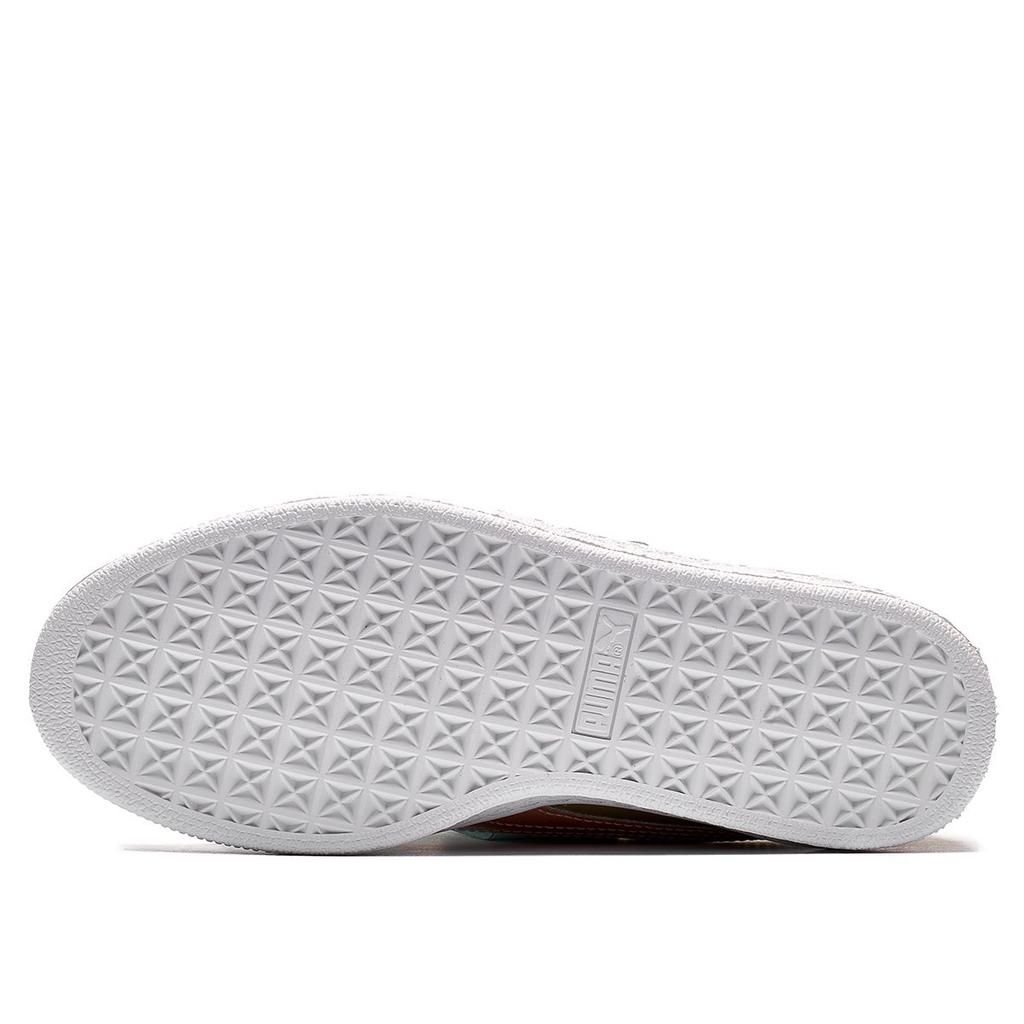 Puma Basket Heart Bauble FM Silver Women Sneakers 364809-01