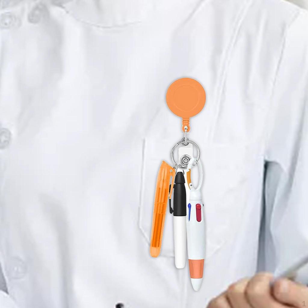 Sjuksköterska indragbar märkeshållare Shuttle Pen Party Favor Portable Nurses Day Gift