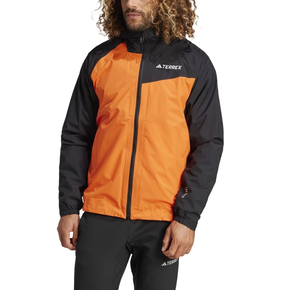 Softshell Terrex Multi Rdy Jacket HAU46 [Adidas] 2-Layer Rain. Men's Semi-Impact Orange/Black (IW8883) J/M