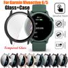 Tempered Glass Case For Garmin VivoActive 6 PC Shell Anti-scratch Screen Protector Watch Cover For Garmin Active 5 6 Accessories
