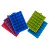 Food Grade 24-hole Silicone with Lid Ice Cubes Square Ice Box Supplementary Food Puree Jelly Mold