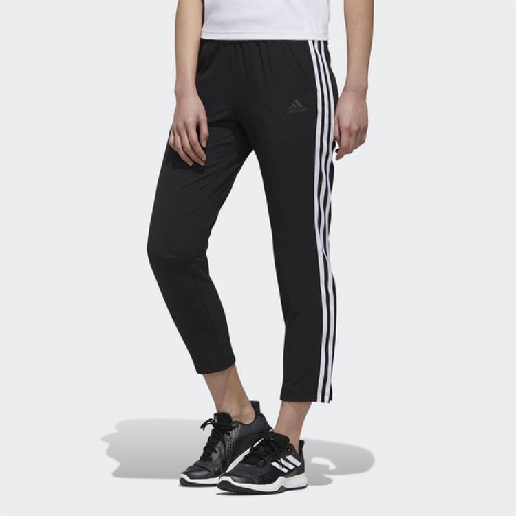 New Adidas Knitted Sweatpants Women's Black GK8698