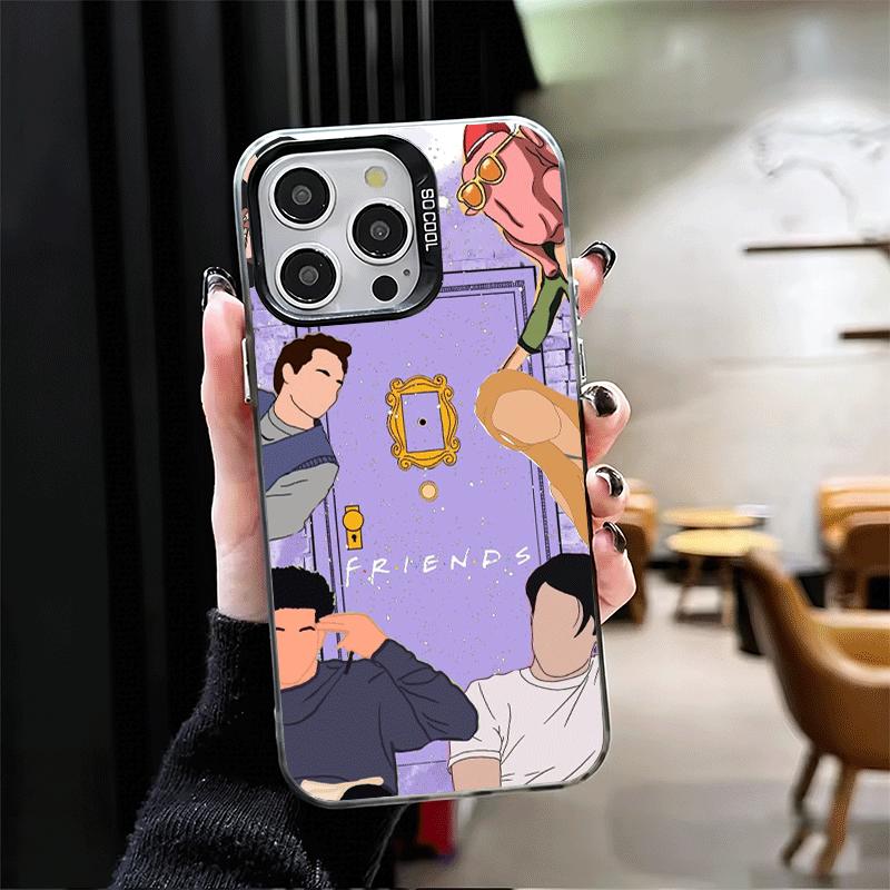 Friends Tv Show Theme Soft Phone Case for iPhone 15 16 17 Pro Max 17Air 16E 14 Plus 13 12 Mini Shockproof Cover Back Shell