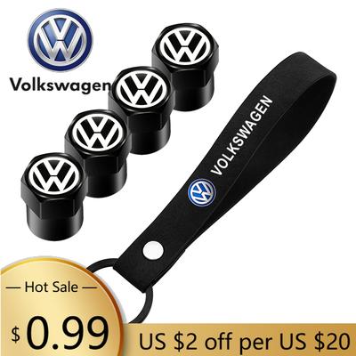 Voor VOLKSWAGEN VW Auto Suede sleutelriem Sleutelhanger Metaal Auto Wiel Band Ventieldopjes Cover Voor Volkswagen GOLF Polo Tiguan VW G