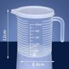 ZISIZ Plastic Graduated Measuring Beaker