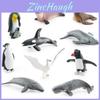 Realistic Miniature Model Toy Set Featuring Penguin Sperm Whale Seal Albatross And More