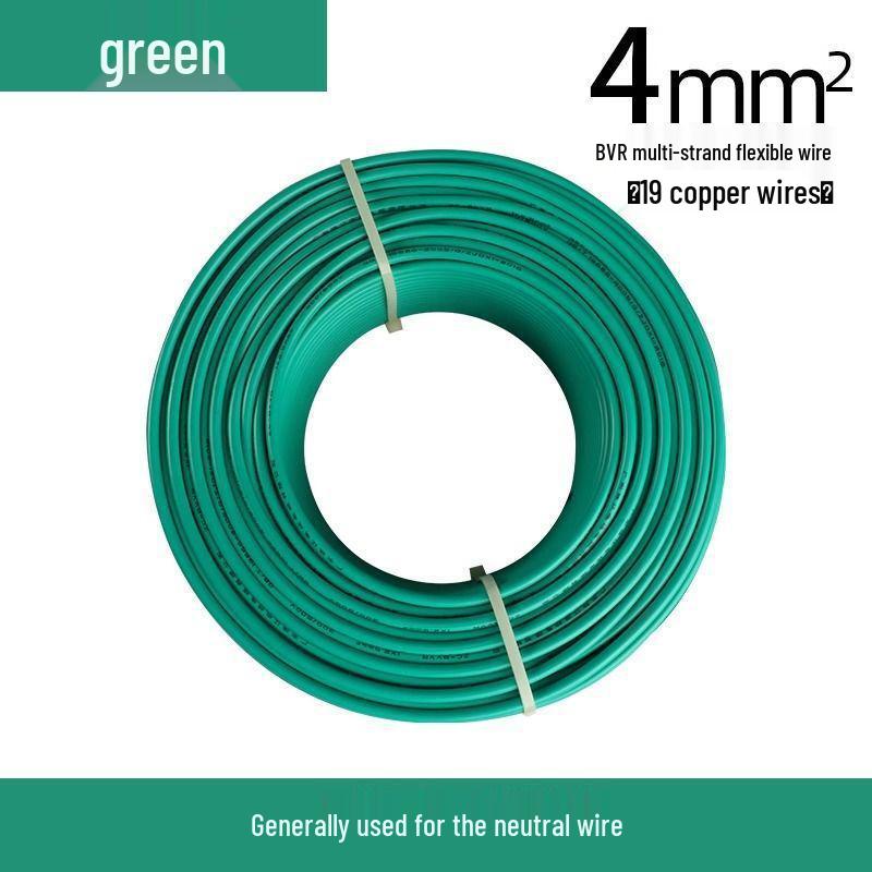 Flame Retardant BVR Stranded Wire: 1.5/2.5/4/6/10 sq mm for Home Decor