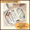 ideamall Pen Case, Large Capacity, Multifunctional, for Adults, Stationery Storage, Portable, Simple Design (Beige)