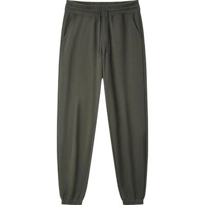 Semir Herren Einfarbige Strick-Jogginghose mit Kordelzug