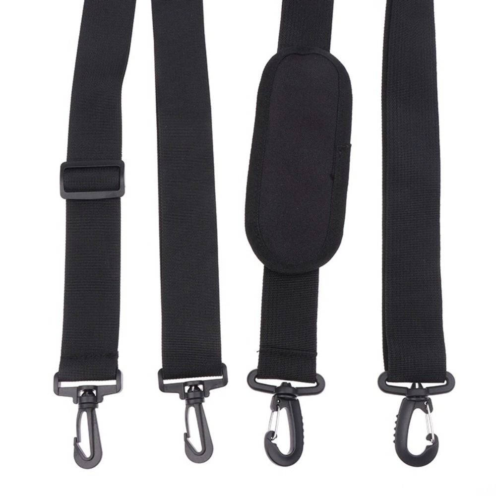 1 Correa de Hombro Ajustable Duradera Desmontable de Nailon para Bolso Cinturón de Hombro Simple de Color Sólido Correa de Repuesto con Almohadilla para el Hombro