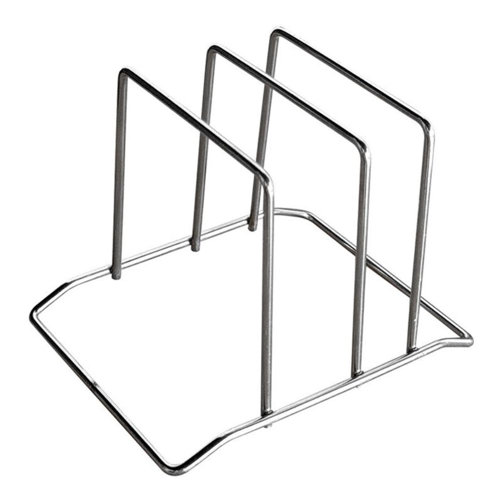 

Space Saving Chopping Board Holder Stainless Steel Pot Pan Lid Holder Kitchen Storage