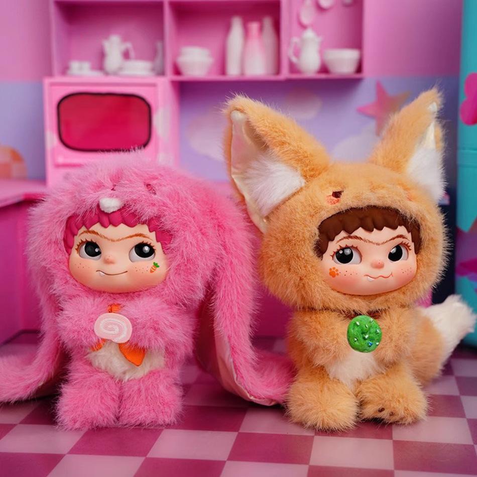 Letsvan Wakuku V2 Slepá krabička Trendy plyšová panenka Ručně vyráběná Generace Slepá krabička Dárek k narozeninám Roztomilý plyšák Trendy hrací panenka