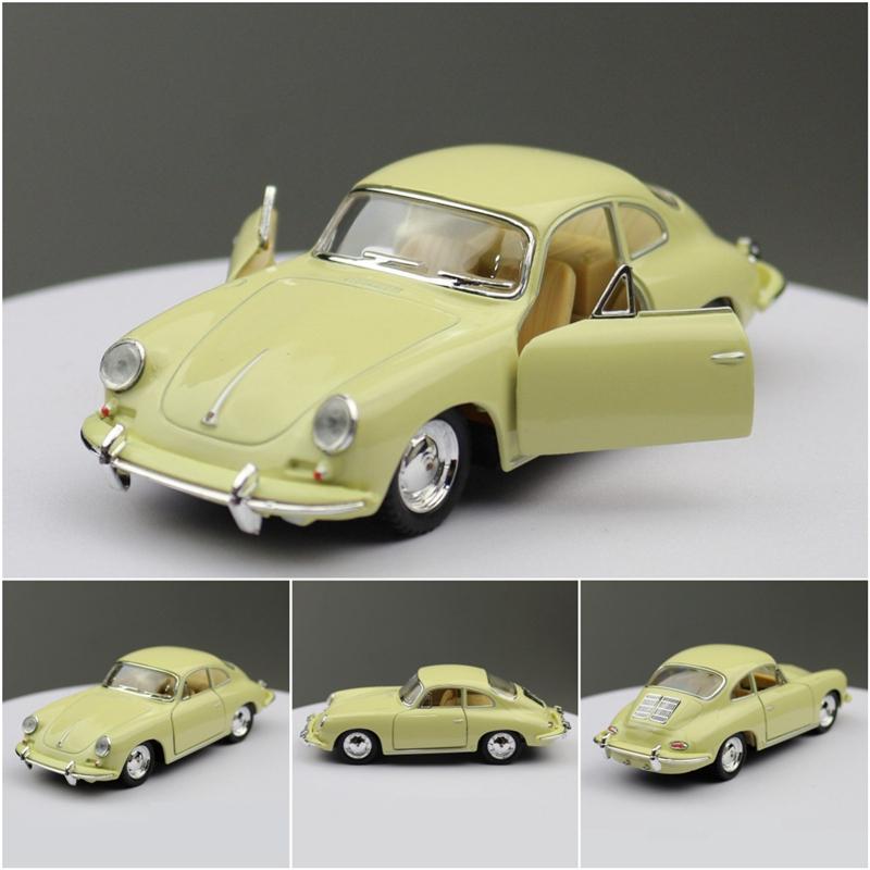 

1:32 356B Carrera Coupe Alloy Car Model Diecast Metal Classic Vehicles Car Model Simulation Miniature Scale Collection Kids Gift бежевый