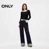 ONLY Women's Lightweight Lambswool Round Neck Sweater