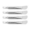 4pcs Face Mask Brushes Set Double Ended Silicone Aluminum Handle Cosmetic Beauty Tool