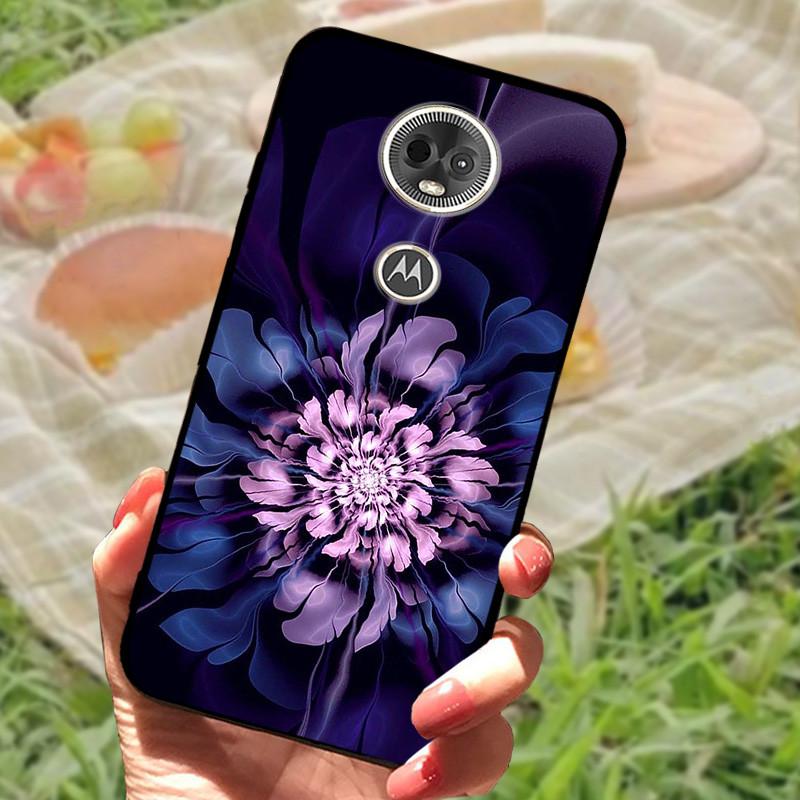 Etui Silikonowe Miękkie Odporne na Wstrząsy TPU Tylna Pokrywa dla Motorola Moto E5 / E5 Play EU / E5Plus / E5 Plus Capa E5Play E 5 Marmur