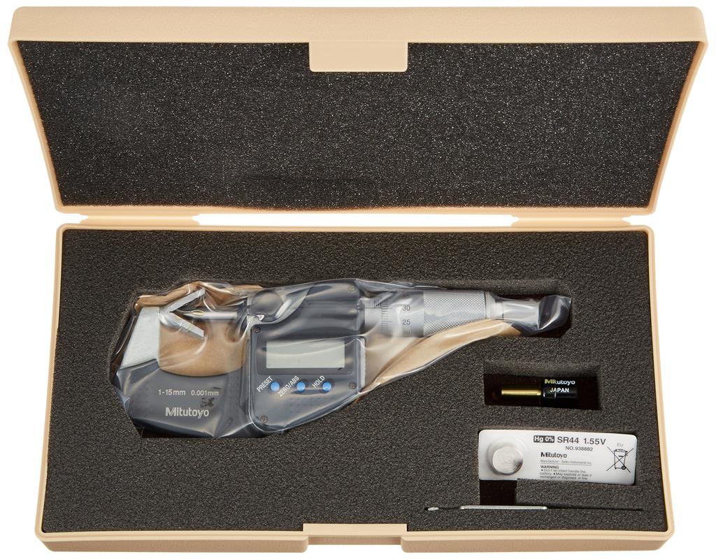 Mitutoyo Digimatic micrometer V-groove 314-261-30 VM3-15MXP