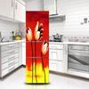 Refrigerator Wallpaper Vinyl Sticker Self-adhesive Fridge Door Cover Decal Landscape Flower Cat Cartoon Art Mural Kitchen Wardrobe Renovation Poster