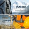 Tragbares Thermo-Hygrometer und Hitzschlag-Index-Messgerät für Wandern, Camping und den Außenbereich [-20°C bis 90°C] Digitaler Digitaler Kompass mit Bedienungsanleitung