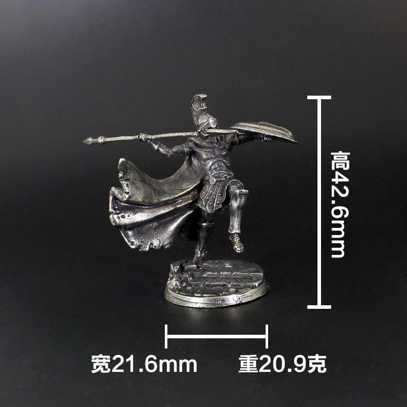 1 Stück Antike Spartaner Rom Soldaten Figuren Miniaturen Vintage Metall Soldaten Modell Statue Desktop Ornament Geschenk