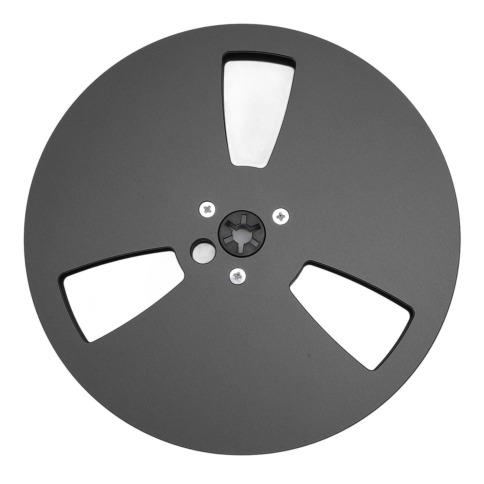 

1 4 7 Inch Empty Tape Reel 3 Holes Aluminum Alloy Universal Open Sound Recording Tape Empty Reel for Recording Black чёрный