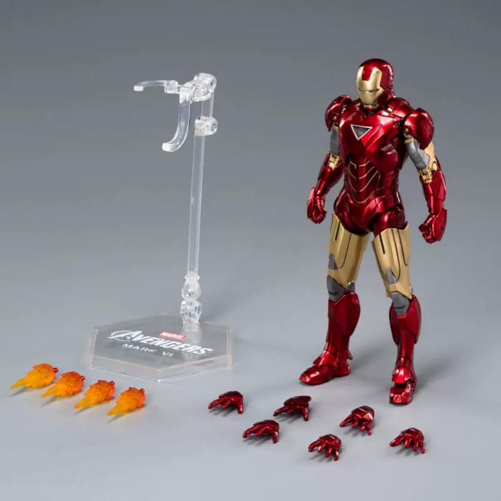 ZD TOYS Iron Man Mark 6 MK6 scale painted finished product movable figure "Marvel Studios 2" 1/10