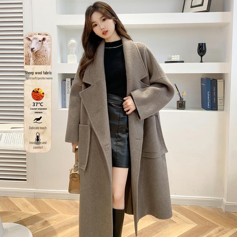 

Жіноче двостороннє пальто з мериносової вовни Mokana S