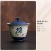 130ml Crude Pottery Shivering Gaiwan Creative Tea Tureen Tea Bowl With Lid Kit Tea Maker Cover Bowl Tea Ceremony Supplies Craft