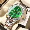 BINBOND Luminous Waterproof Quartz Wristwatch for Men Accurate Luxury Auto Date Chronograph Men's Watch Fashion Durable Reloj