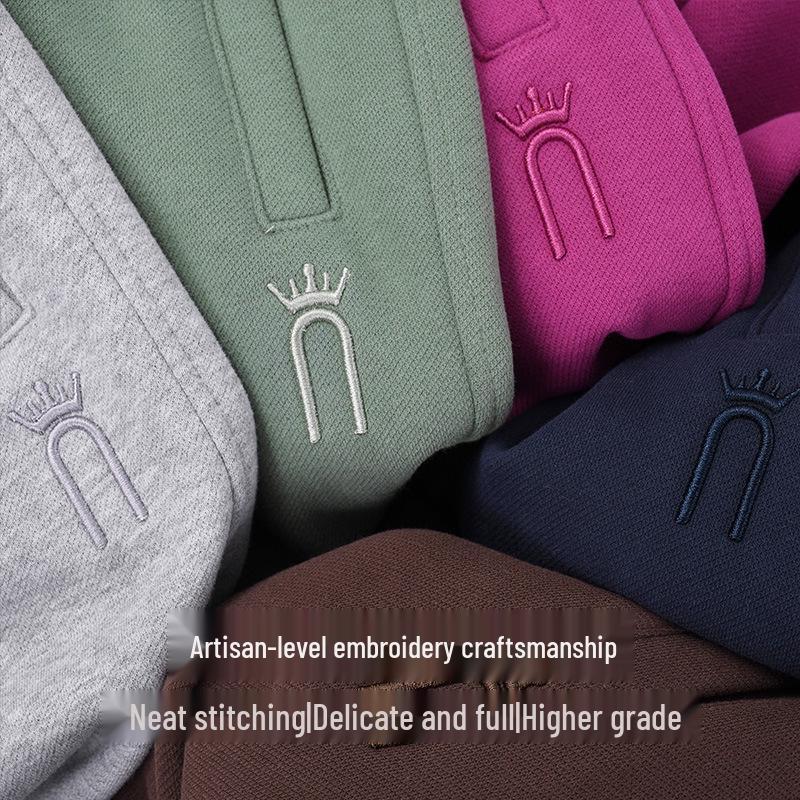 Women's Fleece-Lined Casual Pants: Warm Cotton, Cold-Resistant, Loose Fit, Autumn & Winter Style for Middle-Aged Moms, 2025 Edition.