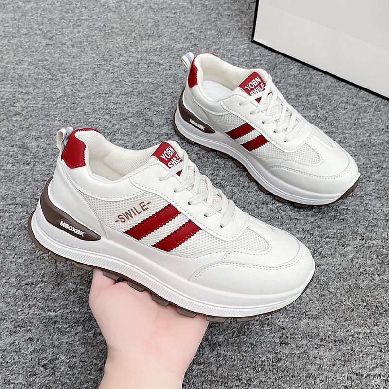 Forrest Gump Women's Shoes Casual Feet Small Platform Sneakers 2025 New Summer Mesh Breathable Dad Shoes Are Not Tired
