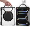 For iPad Pro 13 (2024) Case Rotary Kickstand PC+TPU+Acrylic Tablet Cover