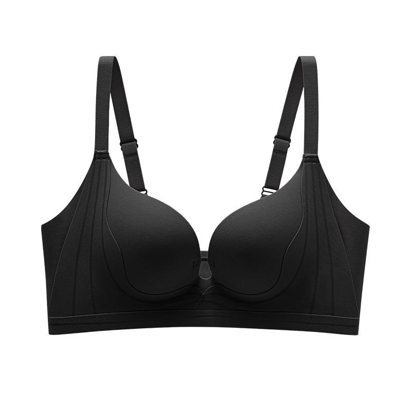 Europäischer & Amerikanischer Nahtloser Hebe-BH: Bügellos, Seitenhalt, Anti-Durchhängen, Verstellbar, für Frauen mit kleiner Brust zur Formgebung.