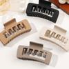 Square Plastic Hair Claw Clip For Women Secure Grip Lightweight Hair Accessory Hairpin For Comfort And Styling