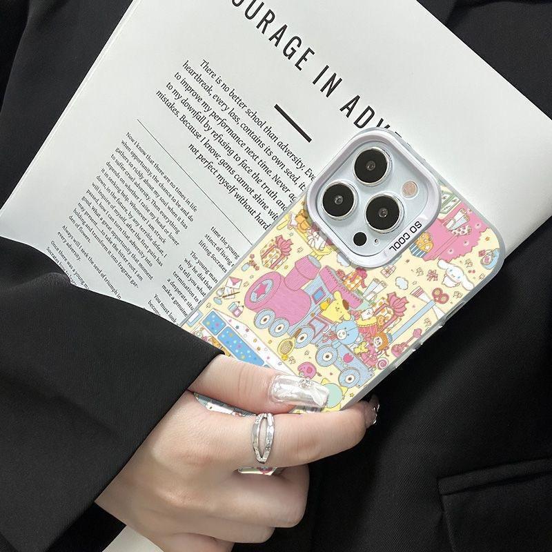 Explosive TEMU/Xiyin/TikTok Sanlio TK cat Hello Kitty for Apple 16 mobile phone case iPhone 15