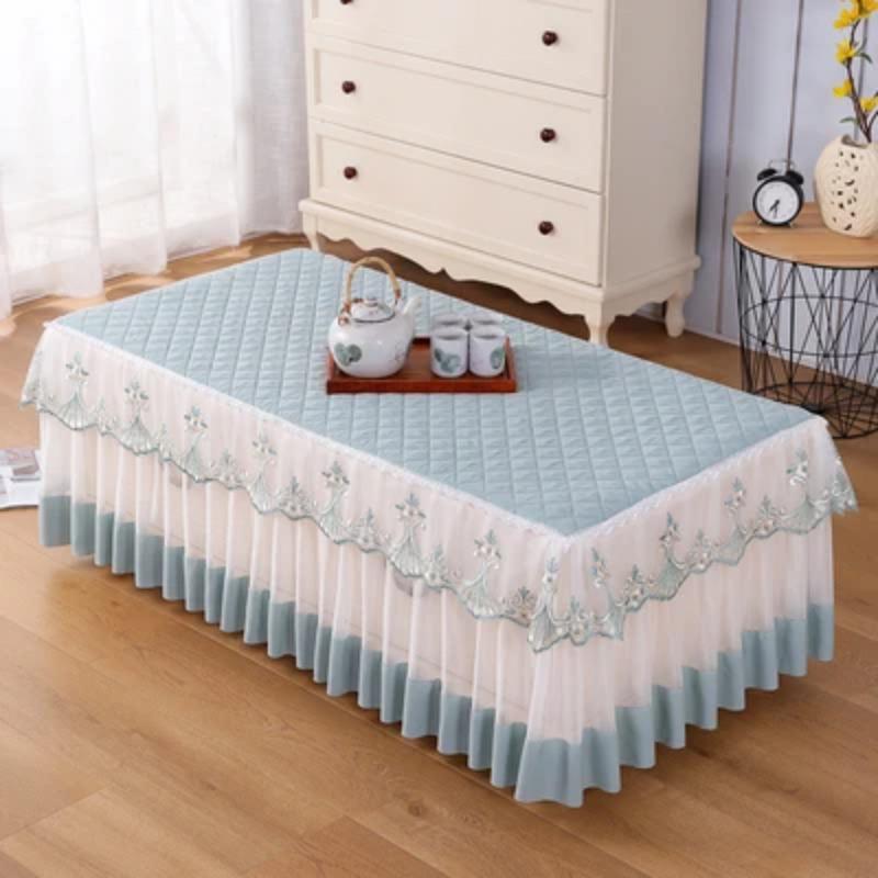 Proud Rose Lace Tablecloth Simple Stylish Rectangular Dining Coffee Table Cover Cloth Living Room Home European-style Dust Cover