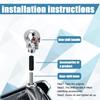 ASUBHA Skull Shifter Knob, Personalized Skull Shifter Head With Adjustable LED Double Eyelet Decorations, Gear Knob Head Universal Car Interior