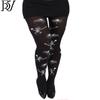 Halloween & Christmas Cartoon Print Stockings - Festive Pantyhose for Holiday Parties & Costume Props