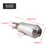 Universal Motorcycle Muffler Exhaust Tailpipe Tail Pipe Tip Stainless Steel Titanium Color