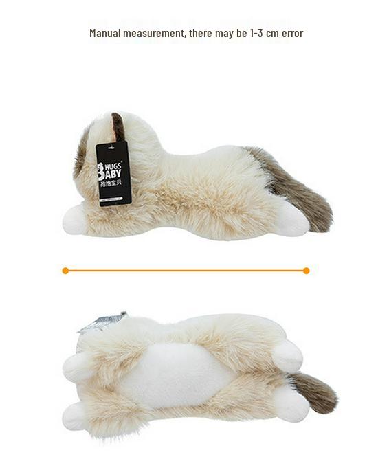 Gemütliche Katzen-Plüschpuppe - Niedliches Begleitkissen & Beruhigendes Geschenk für Mädchen