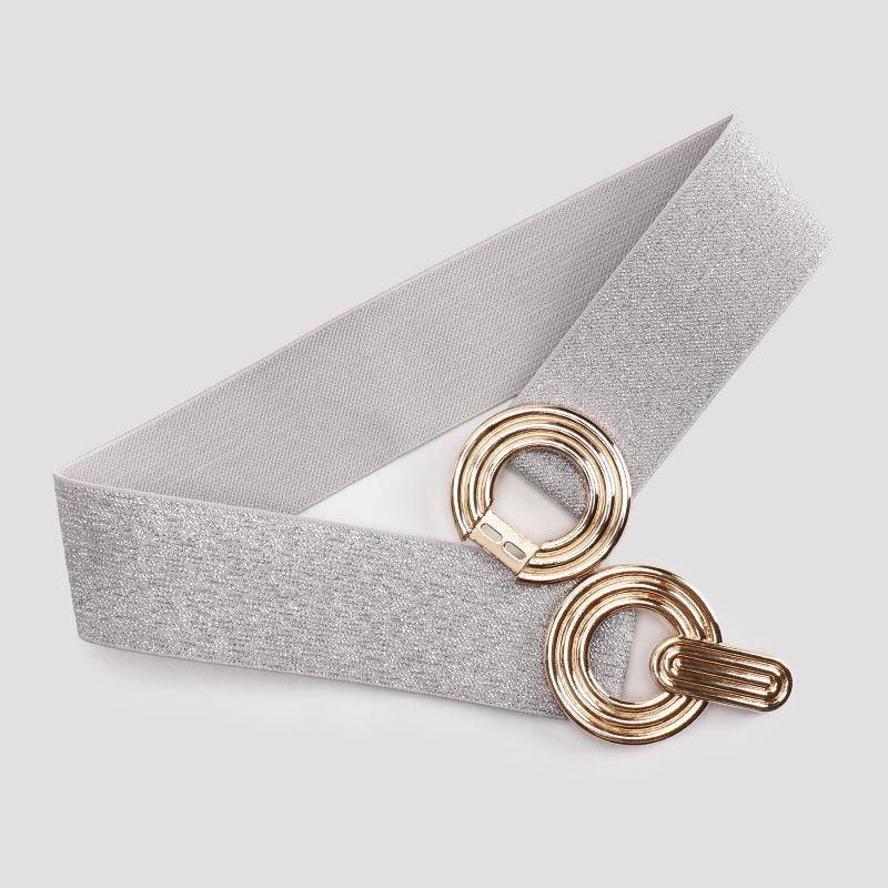 Women's Casual Elastic Waistband Decorative Fashion Belt