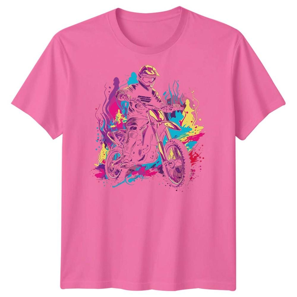 Motocross Rider Dirt Bike Sports Unisexs TShirt Extreme Action