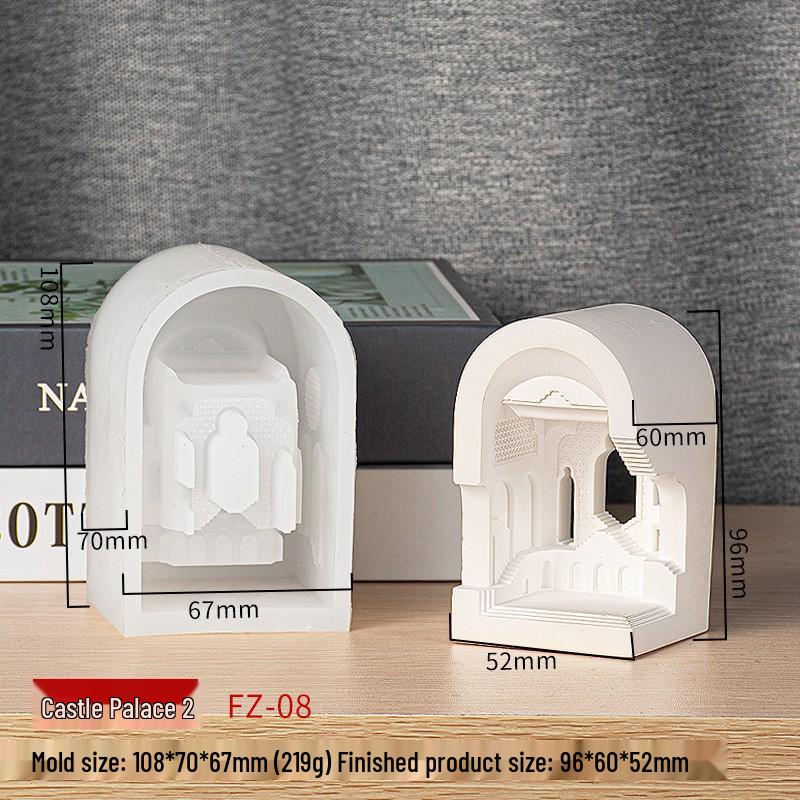 

Sanxin DIY Форма для шоколаду «Палац Стародавнього Риму» - Інструмент для випікання торта «Європейський замок»