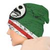 Ichkeria Tschetschenien-Flagge, Motorhaube, modische Strickmütze für Damen, Unisex, Winter, warme Skullies, Beanies Caps