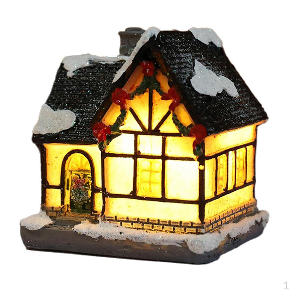 

Рождественские украшения светодиодные миниатюрные строительные наборы украшения Style 2_Small