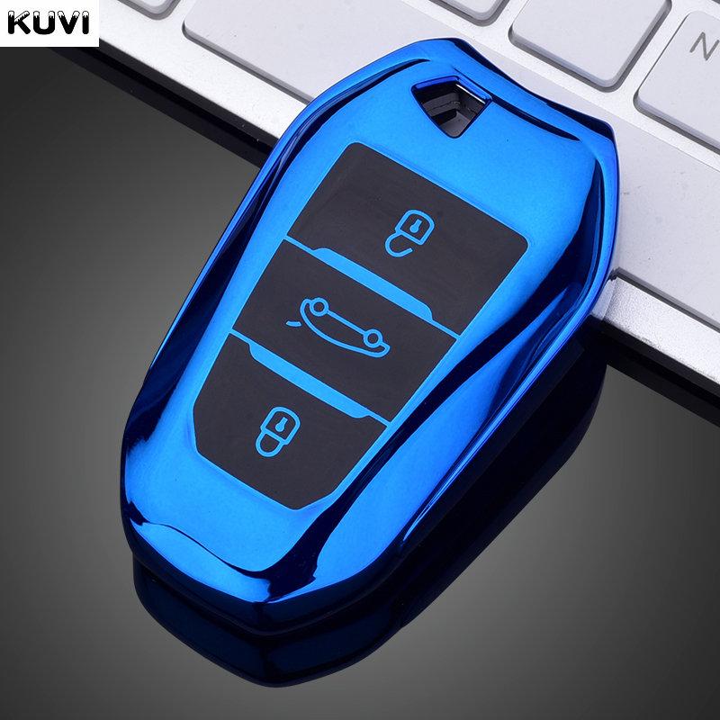Tpu Car Remote Key Case Cover Shell For Peugeot 2008 3008 4008 5008 308 408 508 Citroen C1 C2 C4 C6 C3-Xr Picasso Grand Ds3 Ds5