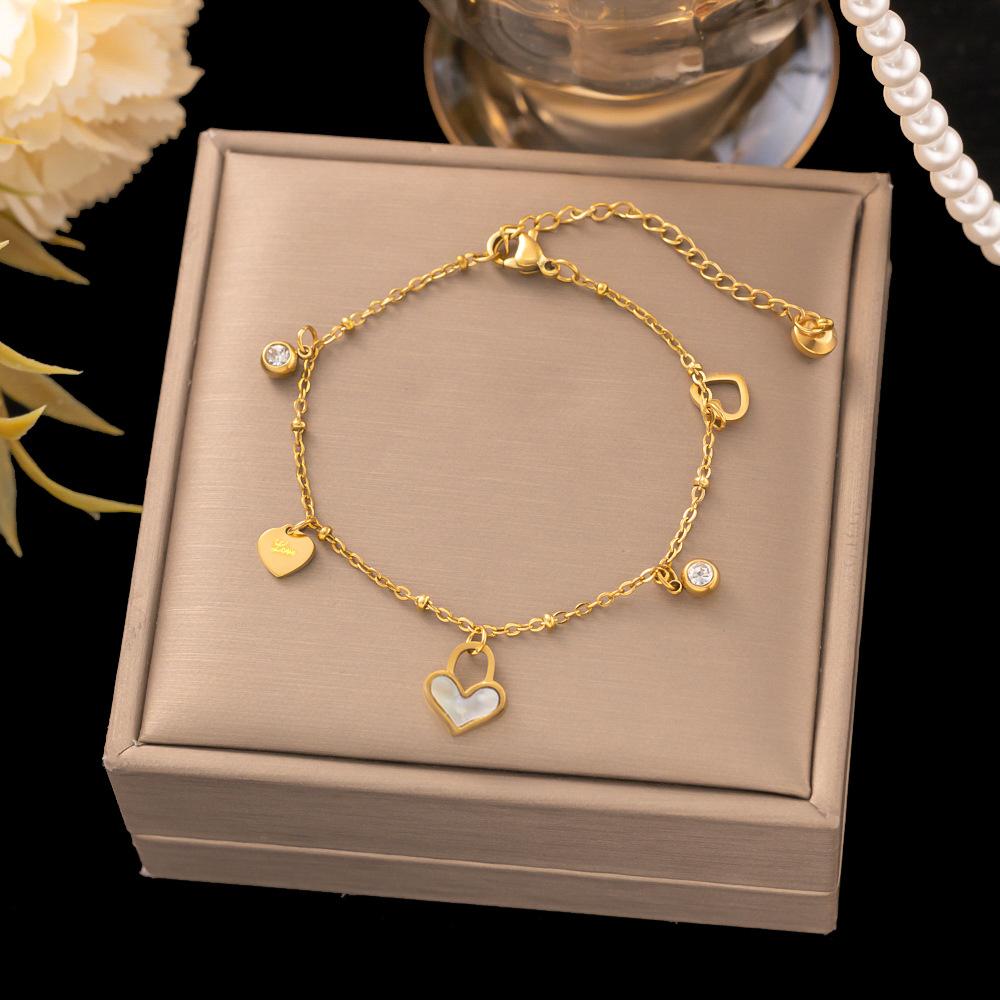 Fashion Titanium Steel Bracelet Never Fade Elegant Durable Jewelry for Women Men Unisex