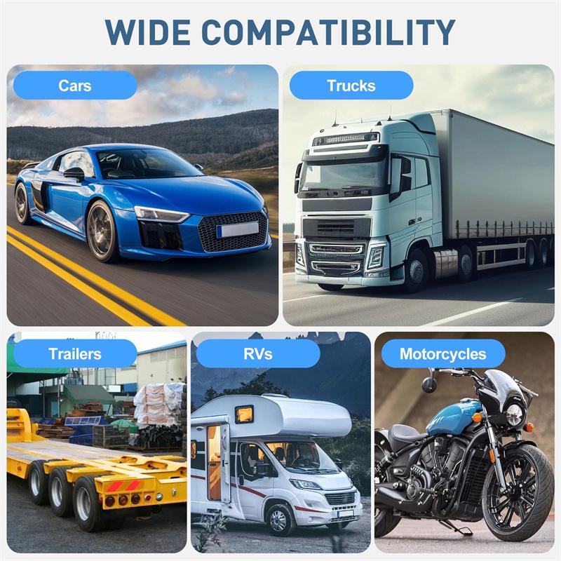 Tire Tread Depth Gauge Dial Type Tire Tread Depth Gauge Professional For Motorcycle Car Truck & Bus Easy Reading Dial