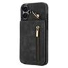 For iPhone 16 Plus Case RFID Blocking Ring Kickstand Retro Leather+TPU Anti-Fall Phone Cover