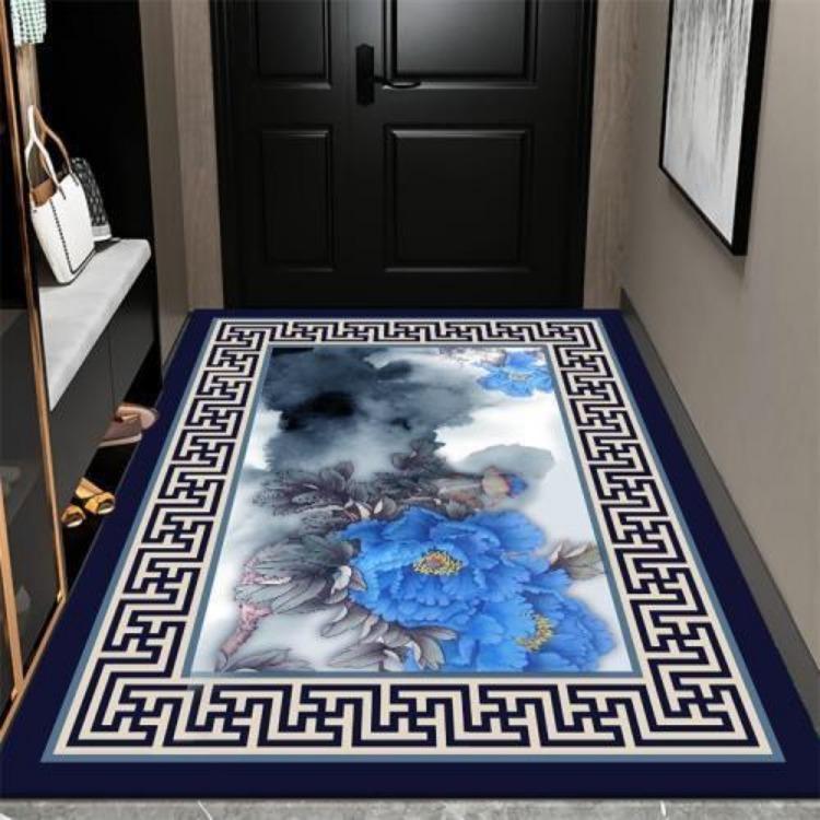 New Chinese Style Living Room Large Area Carpet Entrance Bedroom Carpet Anti Slip and Dirt Resistant